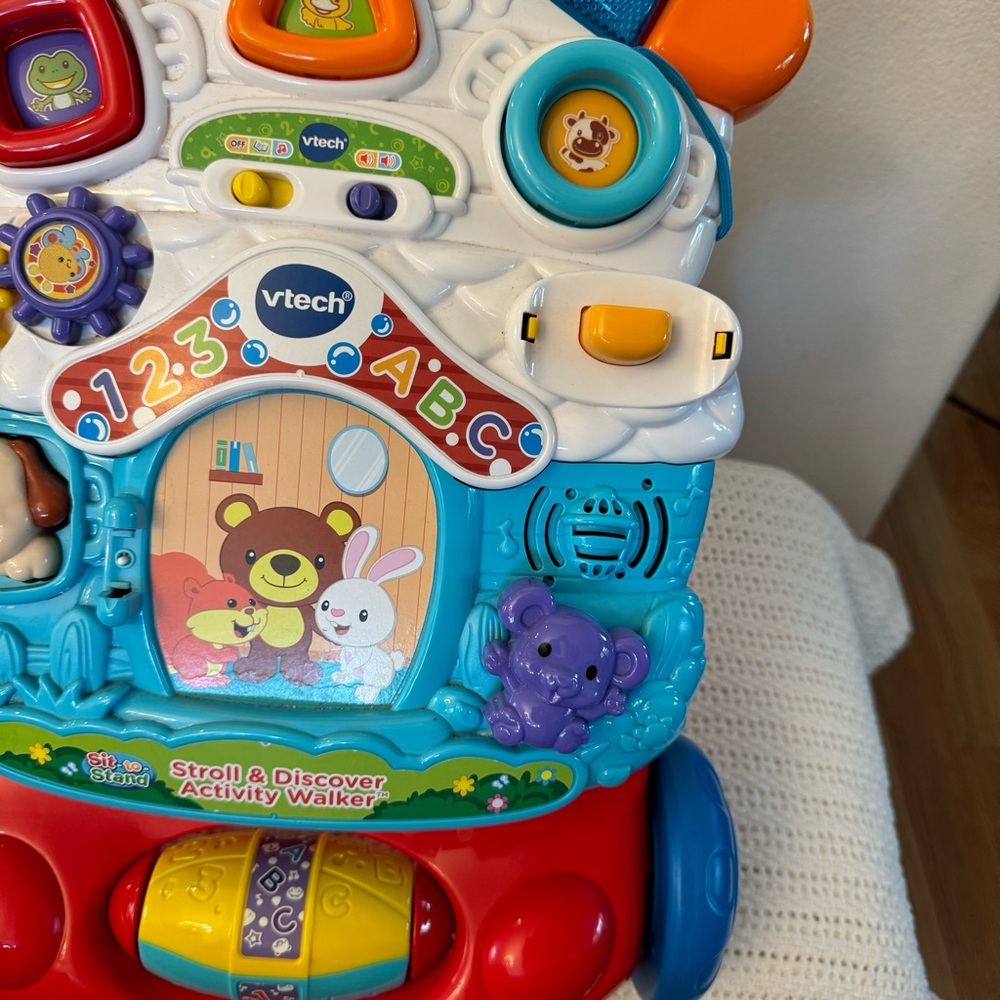 VTech First Step Multi-Color Activity Baby Walker. - Picture 2 of 8